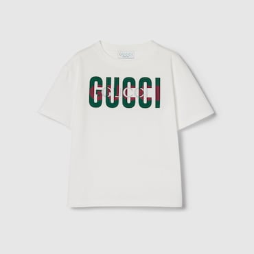GUCCI Kids - Printed Cotton T-shirt, Size 12 YEARS