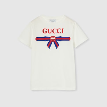 GUCCI Kids - Printed Cotton T-shirt, Size 4 YEARS