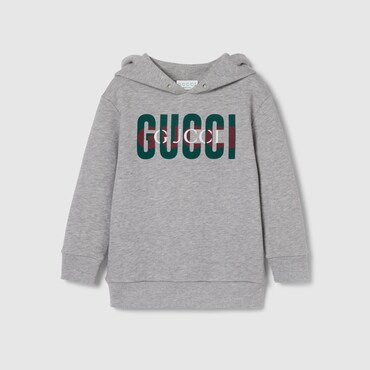 GUCCI Bambina - Felpa Bambino In Cotone Stampato, Taglia 6 ANNI