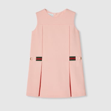 GUCCI Filles - Robe Pour Enfant En Coton Avec Bande Web, Taille 8 ANS