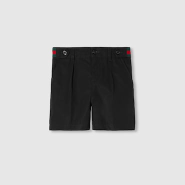 GUCCI Kids - Cotton Poplin Shorts, Size 10 YEARS