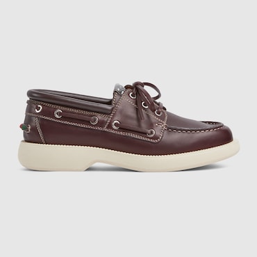GUCCI Men's Lace-up Shoe, Size 42 IT