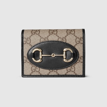 GUCCI Horsebit 1955 Card Case Wallet