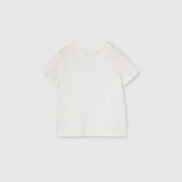 GUCCI Baby - Embroidered Cotton T-shirt, Size 18-24 MONTHS
