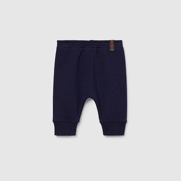 GUCCI Baby - Cotton Trousers With Web, Size 6-9 MONTHS