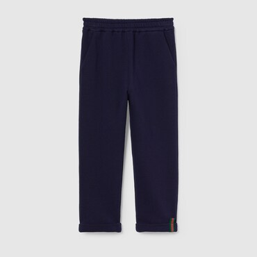 GUCCI Kids - Cotton Trouser With Web, Size 6 YEARS