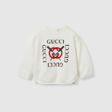 GUCCI Baby - Printed Cotton Sweatshirt, Size 9-12 MONTHS