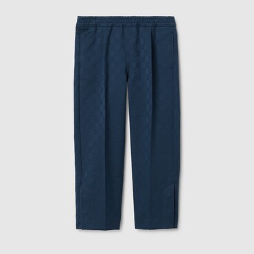 GUCCI Kids - GG Cotton Trousers With Web, Size 8 YEARS