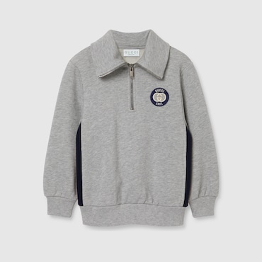 GUCCI Kids - Embroidered Cotton Sweatshirt, Size 4 YEARS