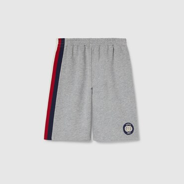 GUCCI Kids - Embroidered Cotton Shorts, Size 5 YEARS