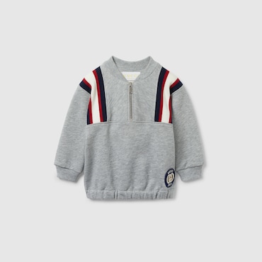 GUCCI Baby - Embroidered Cotton Sweatshirt, Size 18-24 MONTHS