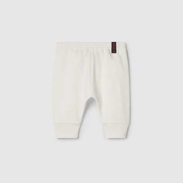 GUCCI Baby - Cotton Trousers With Web, Size 9-12 MONTHS
