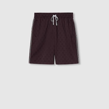 GUCCI GG Nylon And Cotton Shorts, Size XS