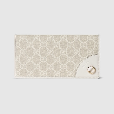 GUCCI GG Emblem Continental Wallet