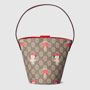 GUCCI Kids - Printed GG Bucket Bag