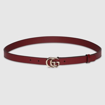 GUCCI GG Marmont Thin Belt, Size 85