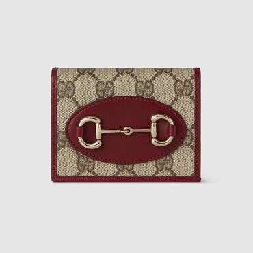 GUCCI Horsebit 1955 Card Case Wallet