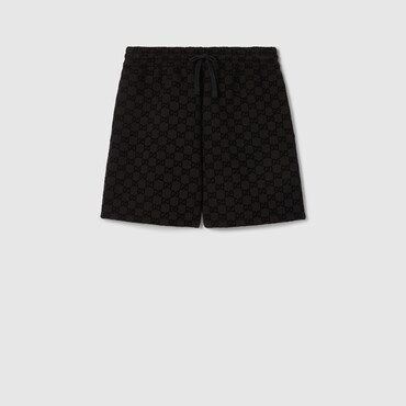 GUCCI Short De Basketball En Jersey À Imprimé, Taille XXS