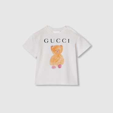 GUCCI Baby - Printed Cotton T-shirt, Size 18-24 MONTHS