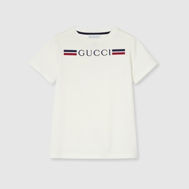 GUCCI Kids - Embroidered Cotton T-shirt, Size 12 YEARS