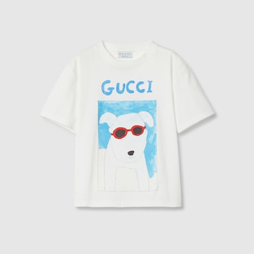 GUCCI Kids - Printed Cotton T-shirt, Size 12 YEARS