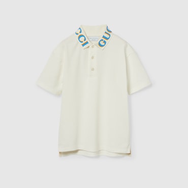 GUCCI Kids - Printed Cotton Polo Shirt, Size 10 YEARS