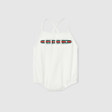 GUCCI Baby - Printed Lycra Swimsuit, Size 3-6 MONTHS