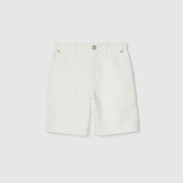 GUCCI Kids - GG Denim Shorts With Web, Size 12 YEARS