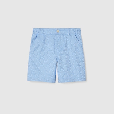 GUCCI Kids - GG Shadow Cotton Shorts, Size 8 YEARS