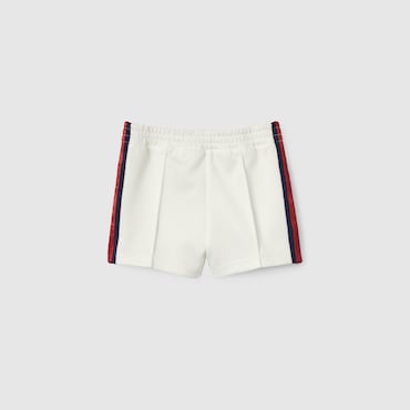 GUCCI Bébé - Short Bébé En Jersey Avec Bande Web, Taille 36 MOIS