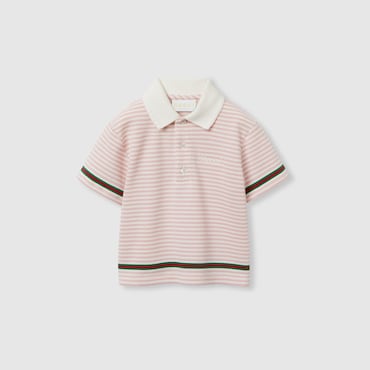 GUCCI Baby - Embroidered Cotton Polo, Size 18-24 MONTHS