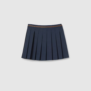 GUCCI Kids - Embroidered Cotton Skirt, Size 12 YEARS