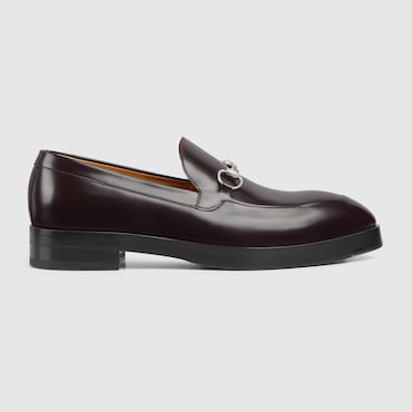 GUCCI Men's Loafer With Horsebit, Size 40 IT