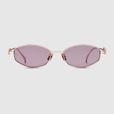 GUCCI Oval Frame Sunglasses