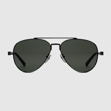 GUCCI Aviator Frame Sunglasses