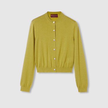 GUCCI Super Fine Cashmere Silk Cardigan, Size XXL