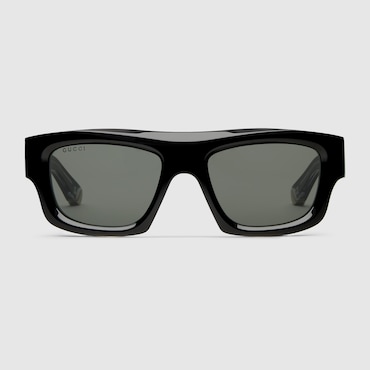 GUCCI Rectangular Frame Sunglasses