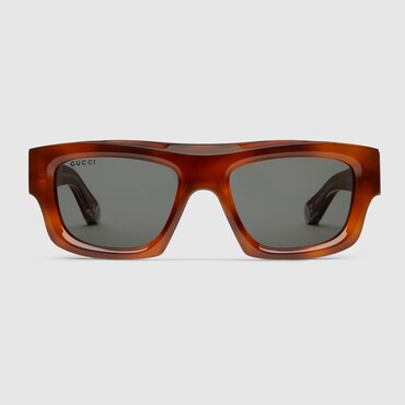 GUCCI Rectangular Frame Sunglasses