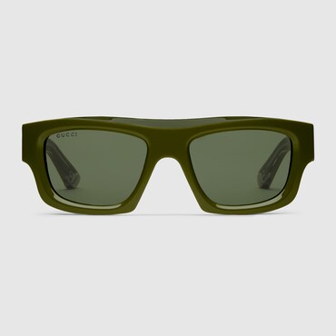 GUCCI Rectangular Frame Sunglasses