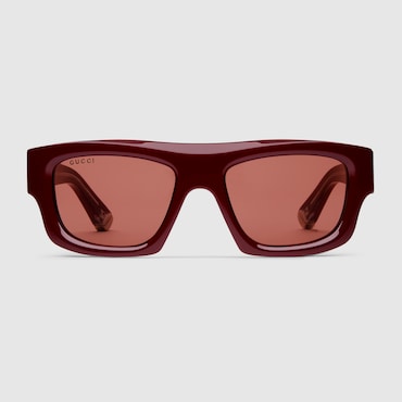 GUCCI Rectangular Frame Sunglasses