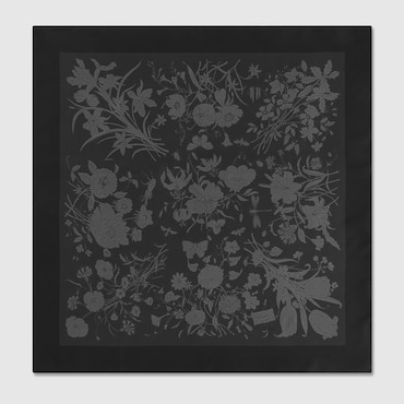 GUCCI Printed Silk Twill Carré