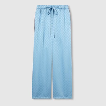 GUCCI Pantalon En Satin GG, Taille 40 IT