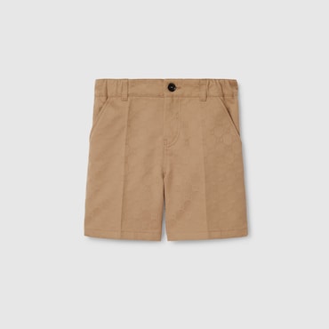 GUCCI Kids - GG Cotton Trousers With Web, Size 4 YEARS
