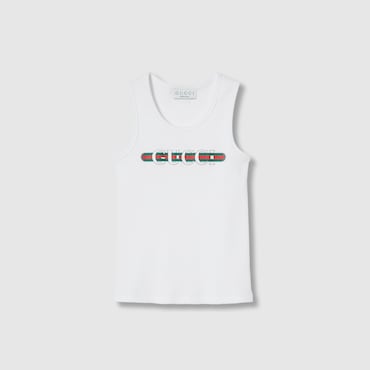 GUCCI Garçons - Haut Sans Manches Pour Enfant En Coton Imprimé, Taille 5 ANS