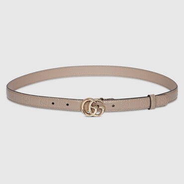 GUCCI GG Marmont Thin Belt, Size 70