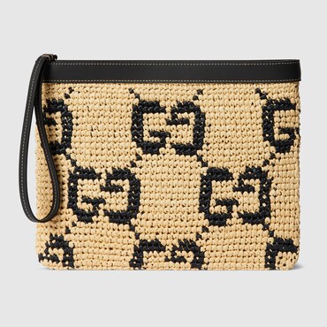 GUCCI Geflochtene Pouch