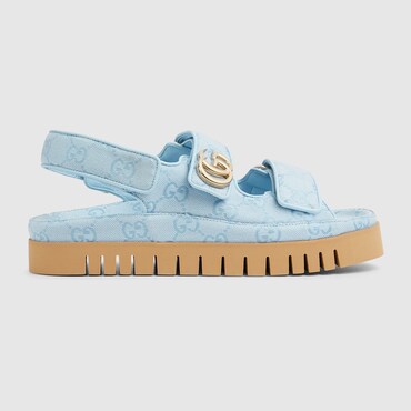 GUCCI Women's Sandal With Double G, Size 41.5 IT