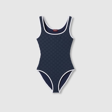 GUCCI GG Terrycloth Swimsuit, Size XXS