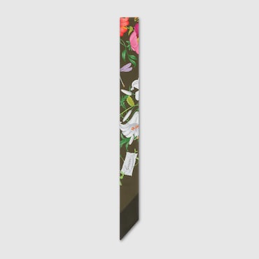 GUCCI Printed Silk Twill Neck Bow