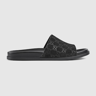 GUCCI Men's Slide Sandal, Size 47 IT